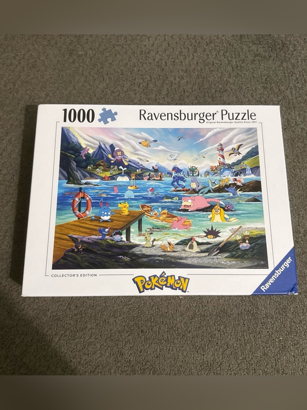 Ravensburger Pokémon Vaporeon and Temperate Marine Jigsaw Puzzle 1000 pieces